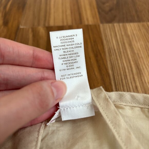 Janie & Jack Linen Smocked Bib Rosettes Tie Back Dress Girl's 5 - Picture 9 of 12